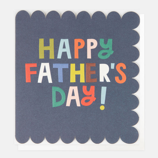 Happy Father’s Day Rainbow Letters Greetings Card