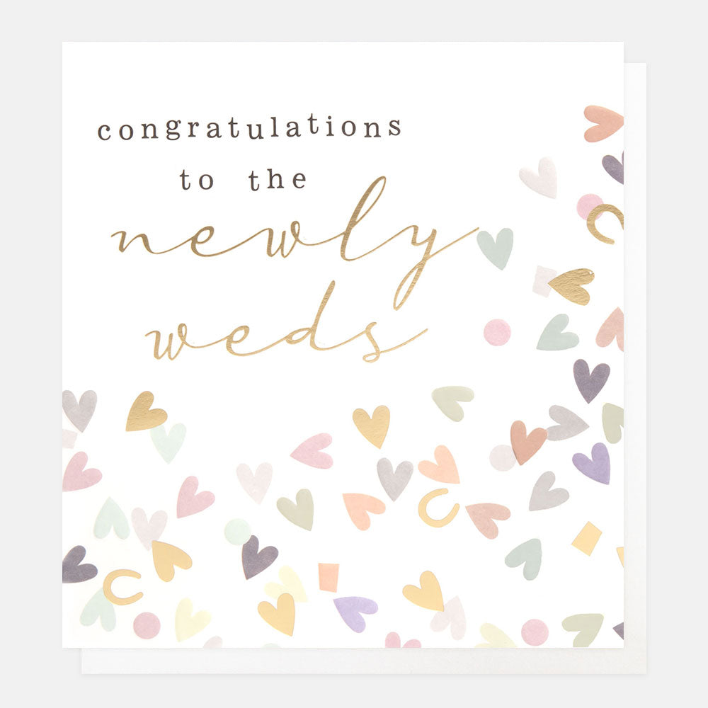 Congratulations to the Newlyweds Greetings Card