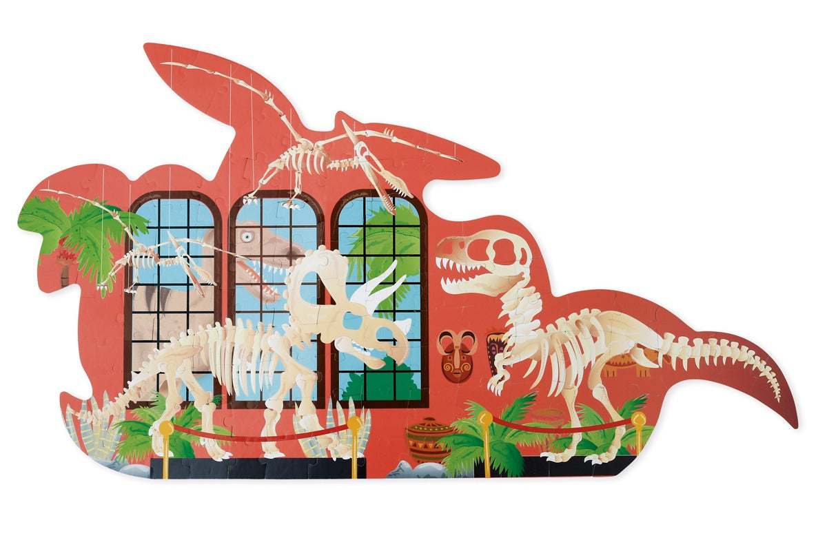 Double Sided Contrast Dino Puzzle