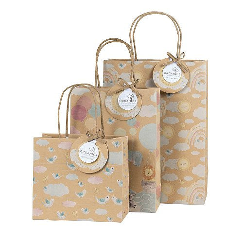 Luxury Kraft Baby Cloud Gift Bags Assorted