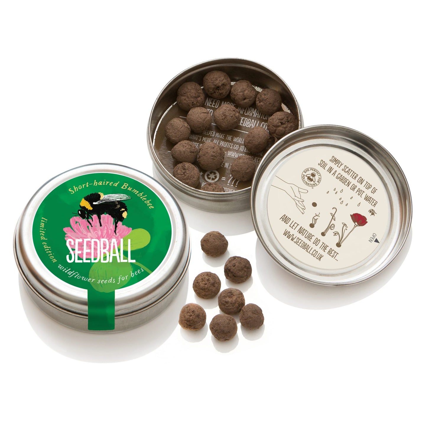 Short-Haired Bumblebee Seedball Tin