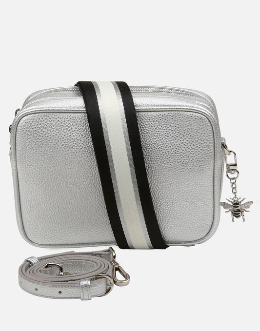 Silver Soho Camera Cross Body Bag