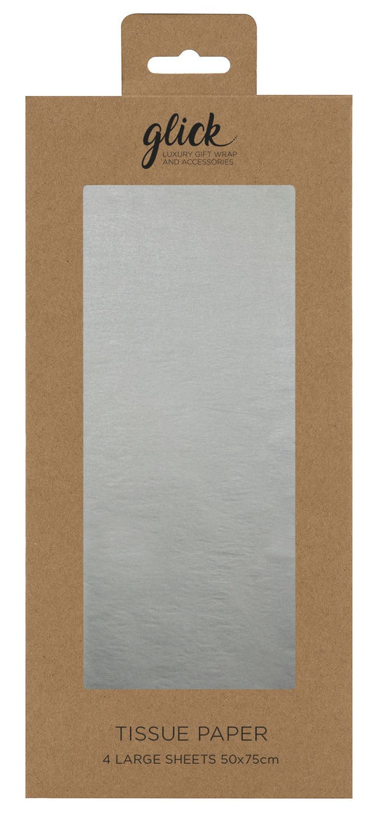 Plain Tissue Pack Silver