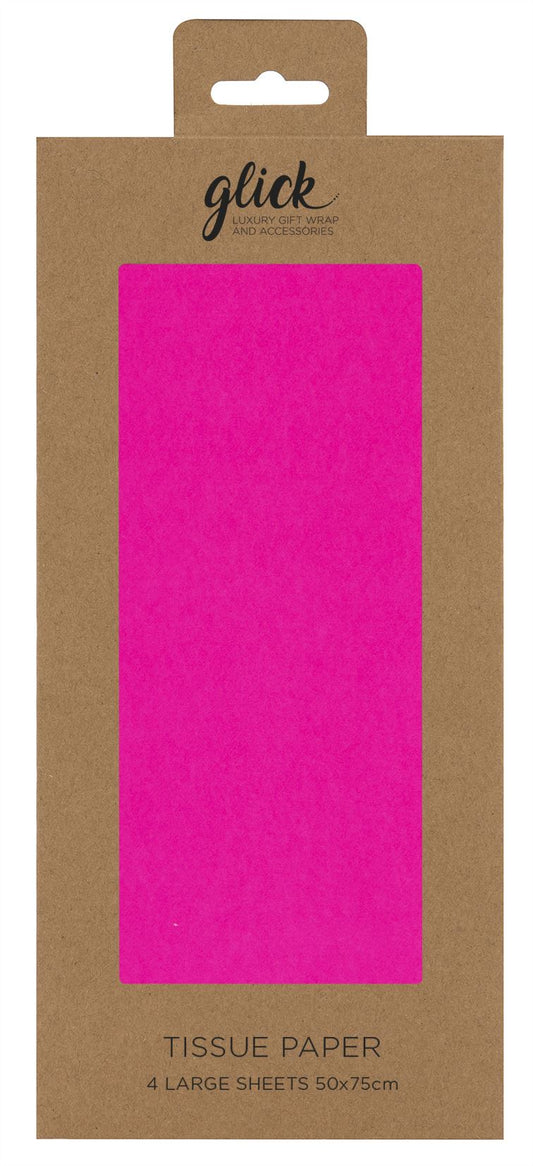 Plain Tissue Pack Neon Pink