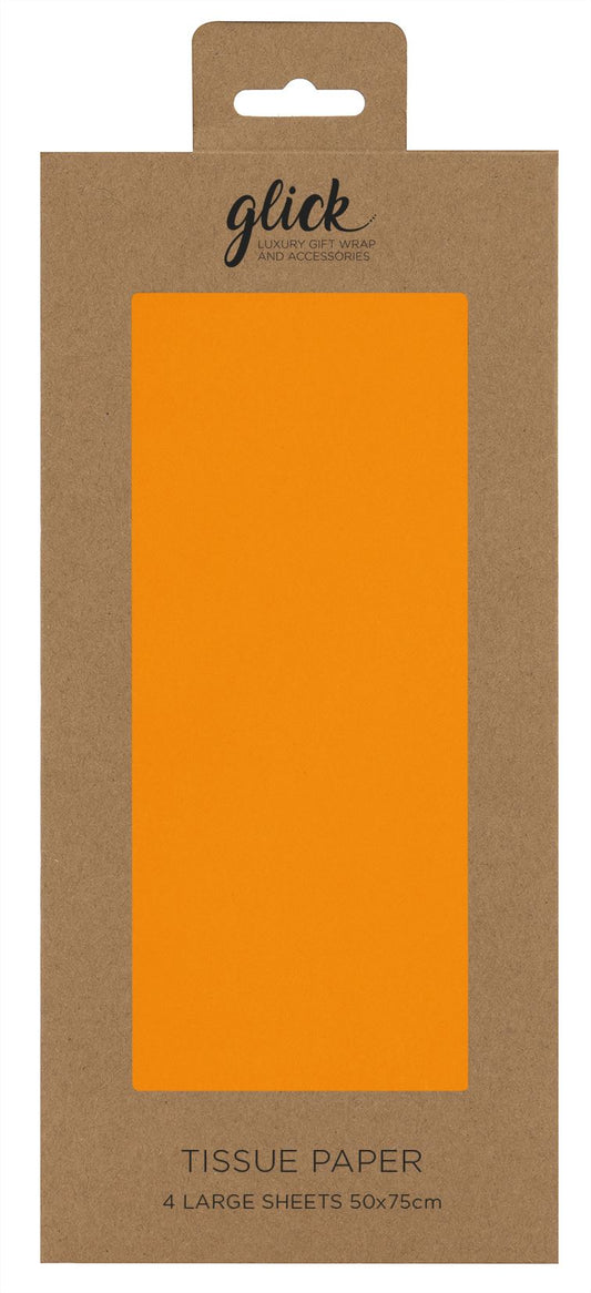 Plain Tissue Pack Neon Orange