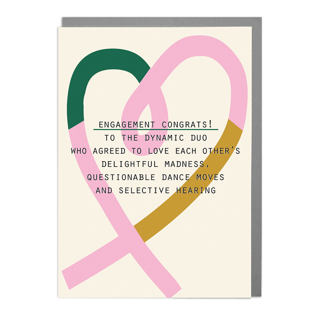 Engagement Humour Greetings Card