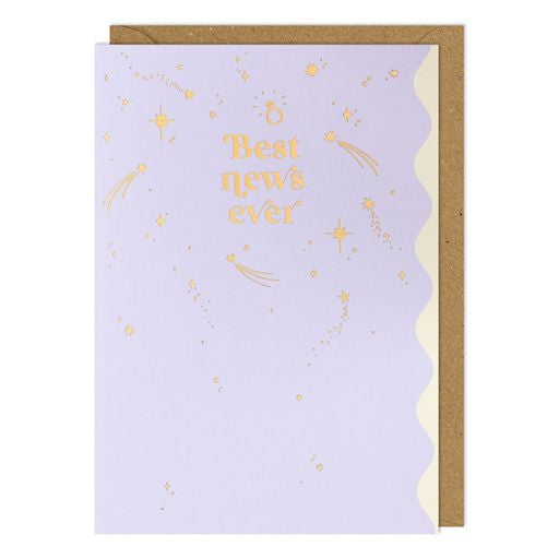 Best News Ever Engagement Greetings Card