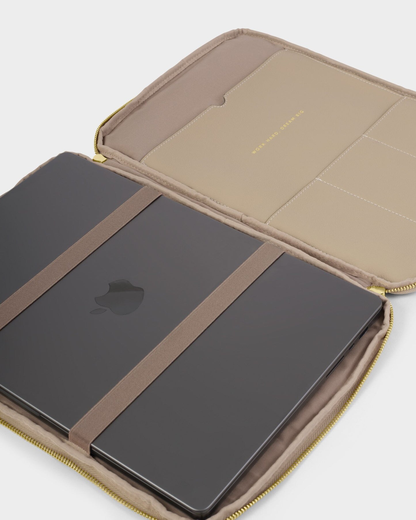 Katie Loxton Folio Laptop Case in Taupe