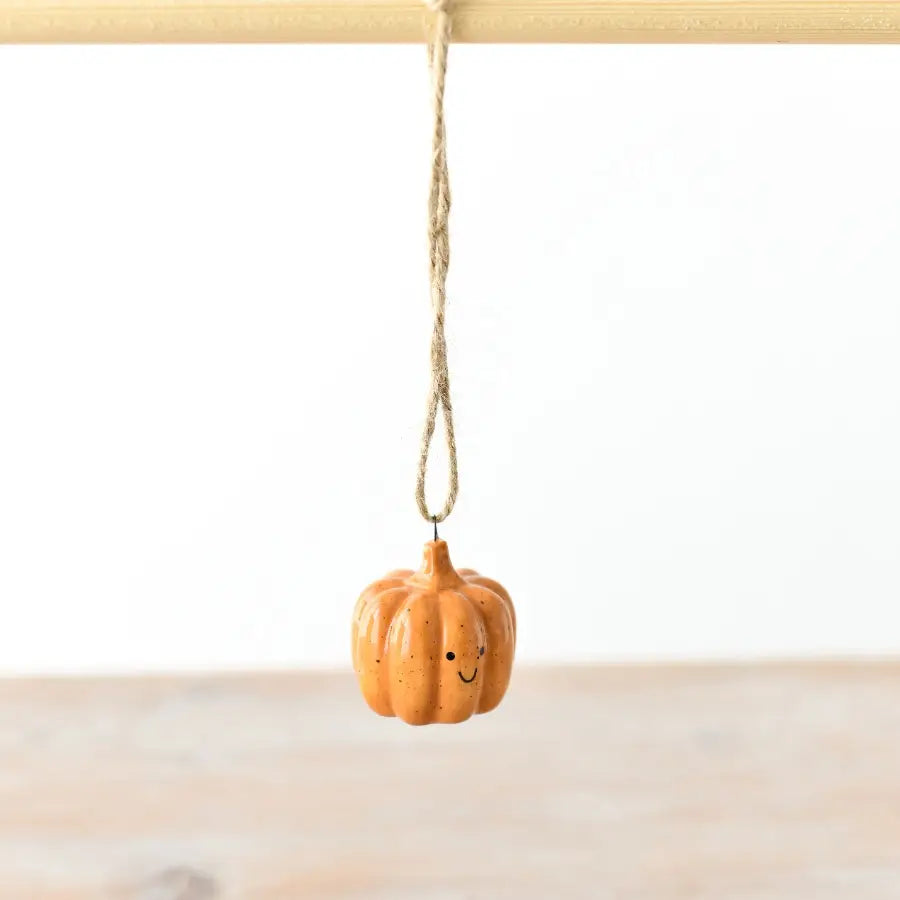Orange Smiley Pumpkin Hanger