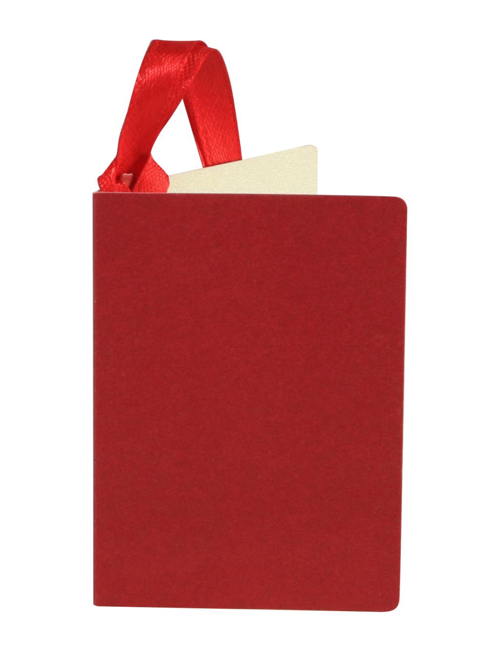 Single Gift Tag Red
