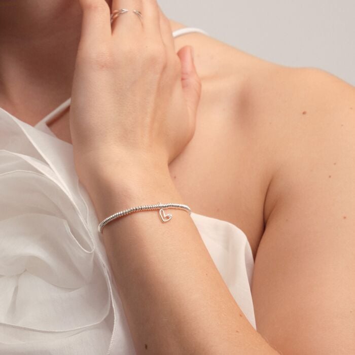 Laboratory Grown Diamond A Little 'Happy 21st Birthday' Bracelet Silver