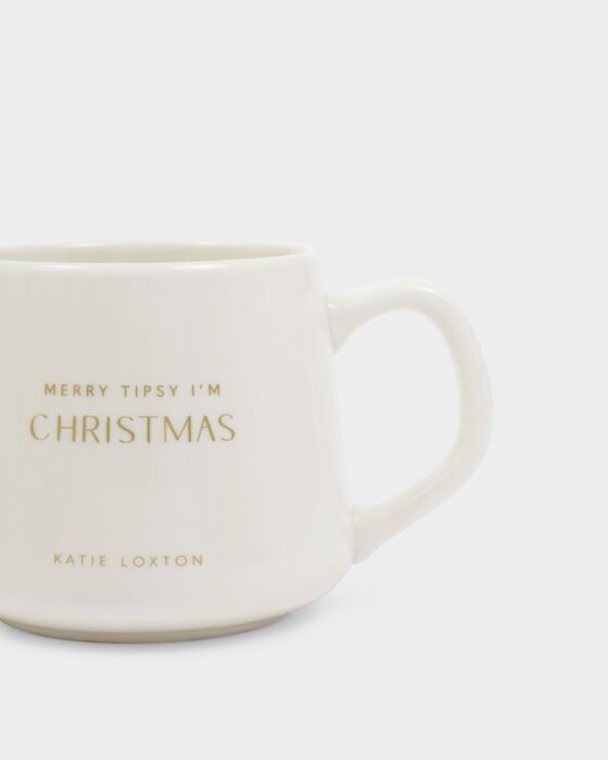 Katie Loxton ‘Merry Tipsy, I’m Christmas’ Porcelain Mug