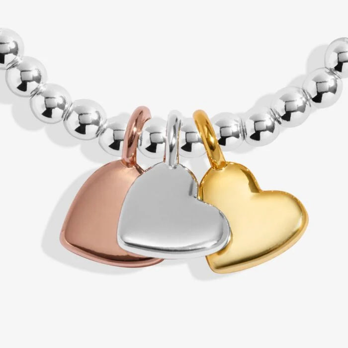 A Little ‘Happy Birthday’ Bracelet Silver, Gold & Rose Gold