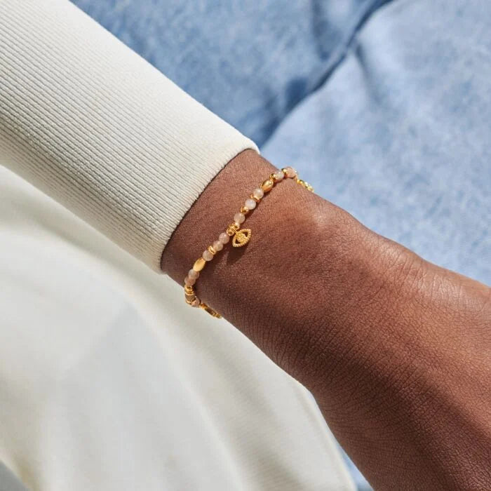 Affirmation Card 'Protection' Bracelet Gold