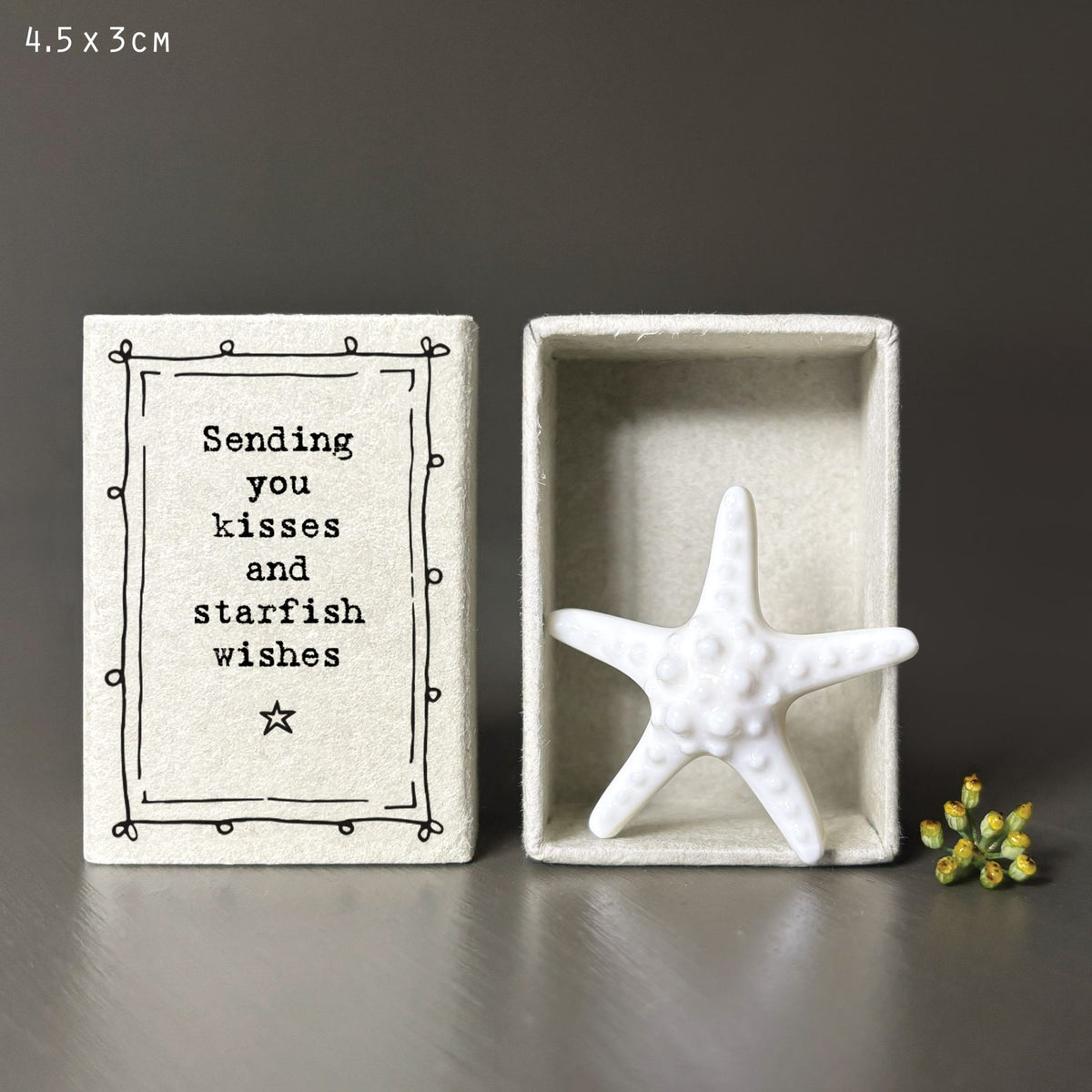 Kisses & Starfish Wishes Matchbox Starfish