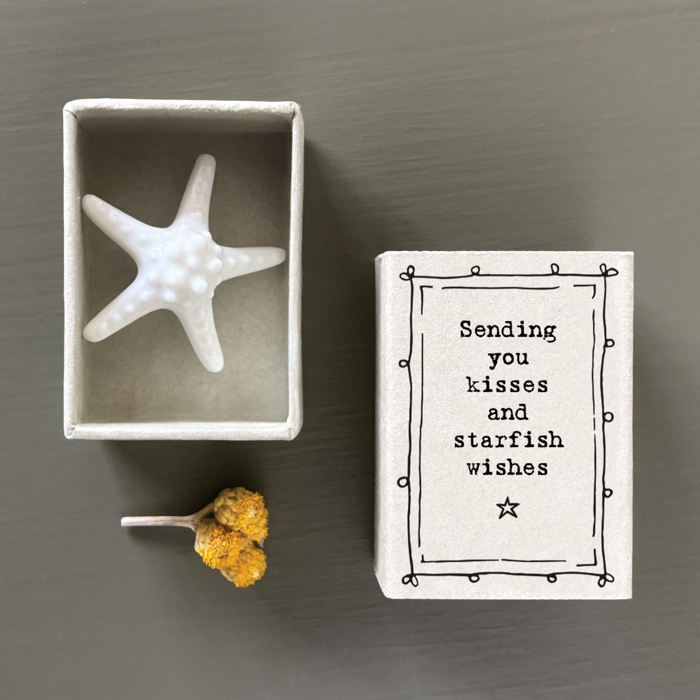 Kisses & Starfish Wishes Matchbox Starfish