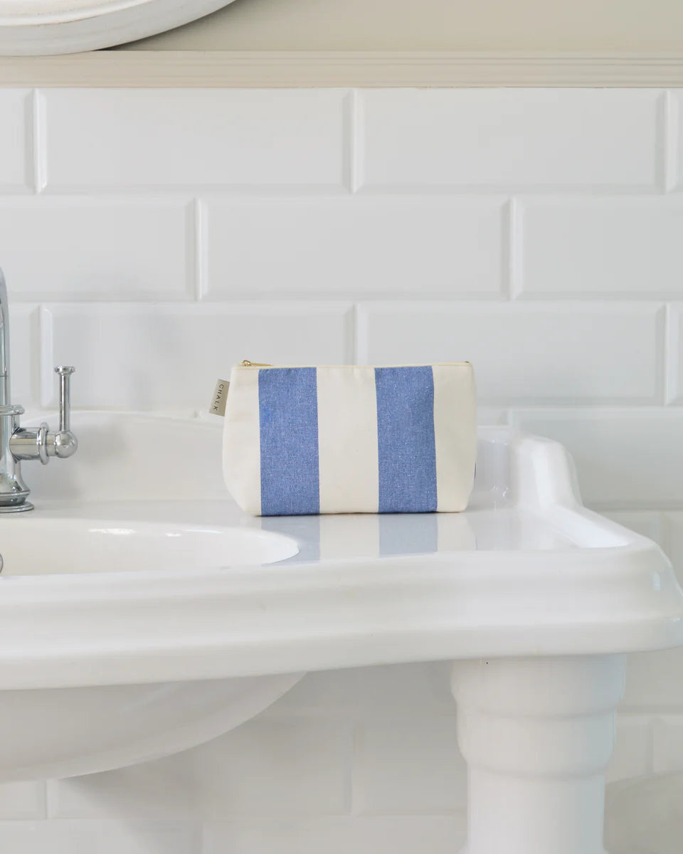 Kent Wash Bag Indigo & Natural