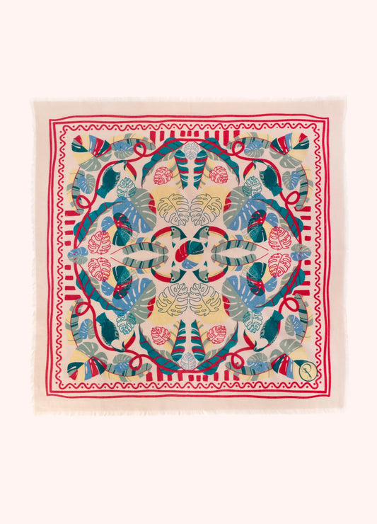 Cotton Bandana Tropical Toucan