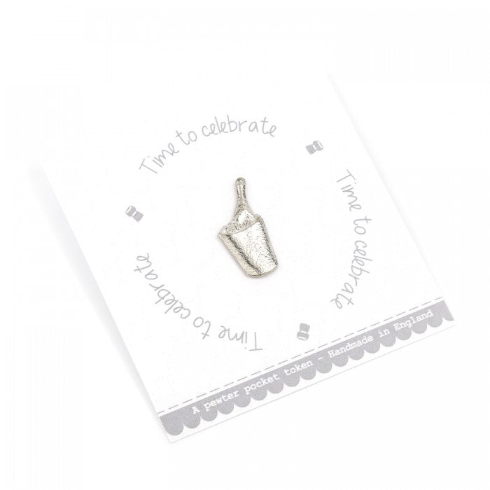 Time To Celebrate Pewter Pocket Keepsake Token