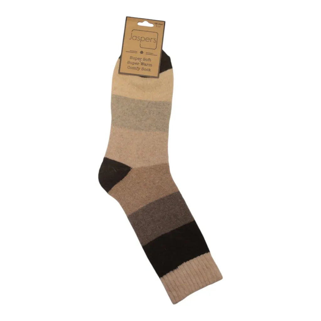 Cappuccino Gradient Block Men’s Socks