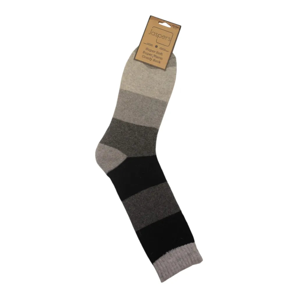 Black Gradient Block Men’s Socks