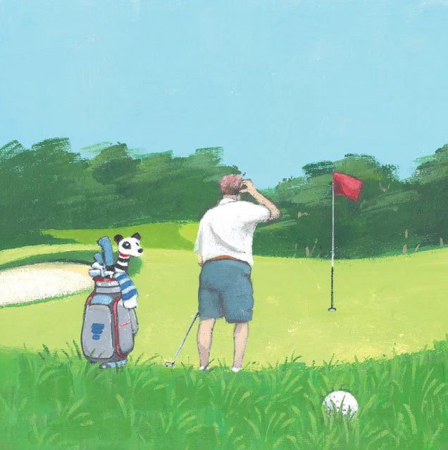 Behind You! Greetings Card By Peter Broadbent