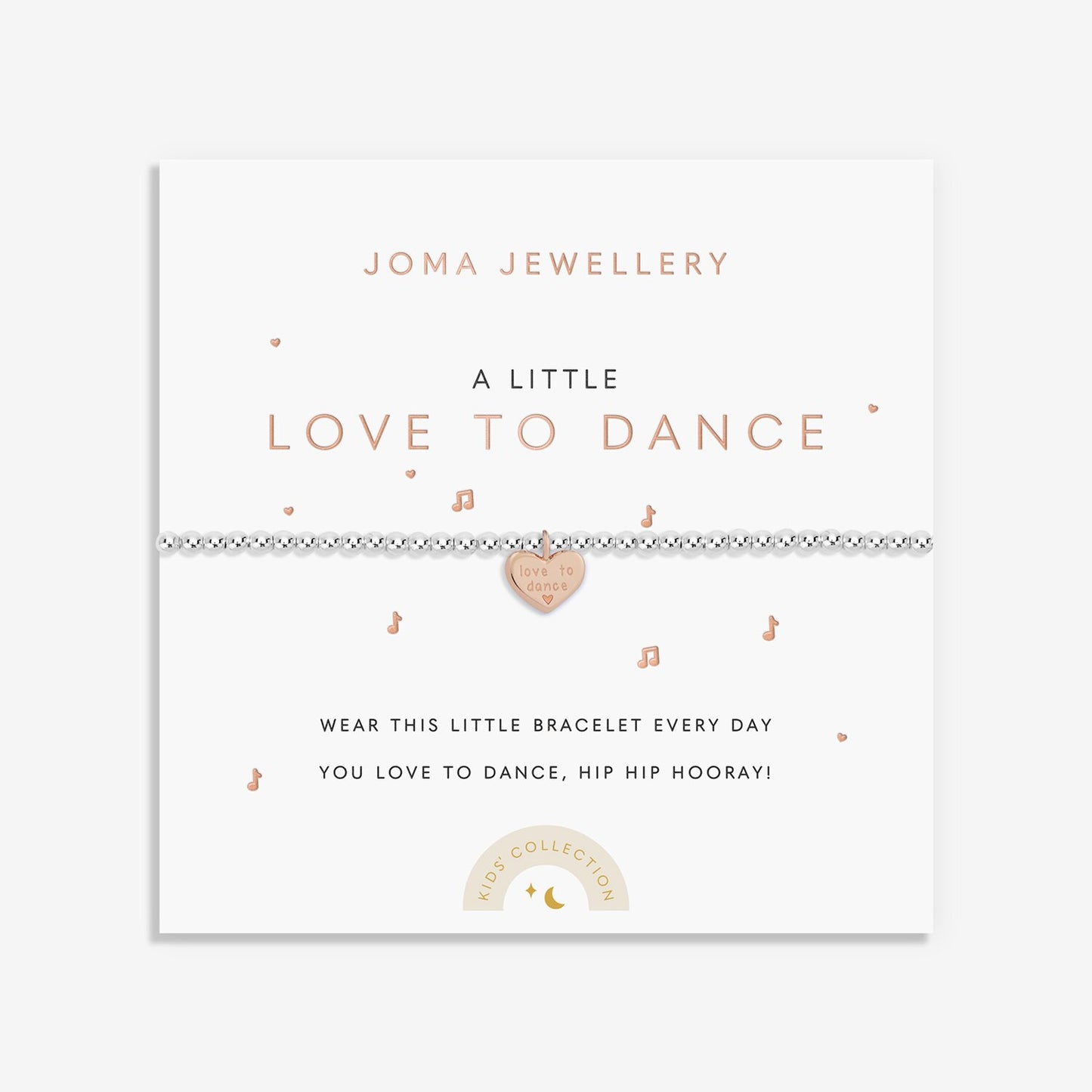 Children's A Little Love To Dance Silver Bracelet