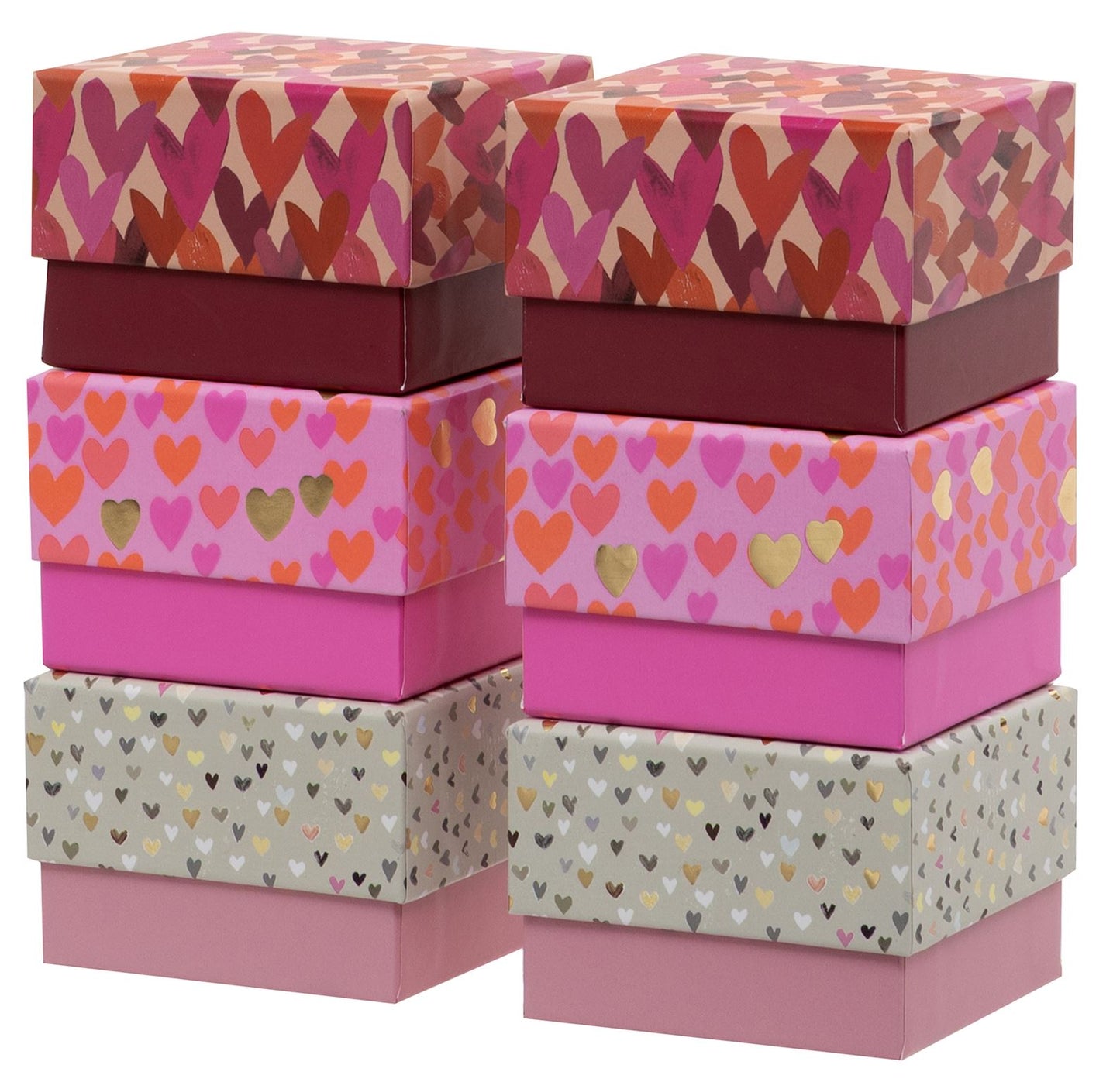 Heart Jewellery Gift Boxes Various Designs