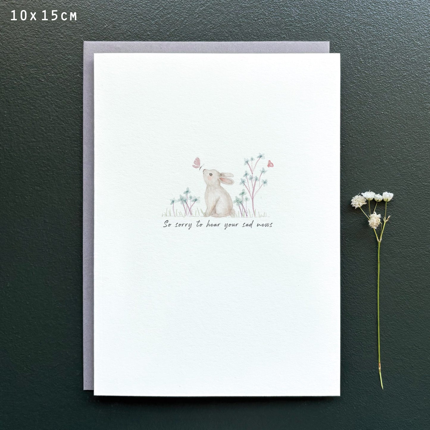 Sorry To Hear Sad News Greetings Card