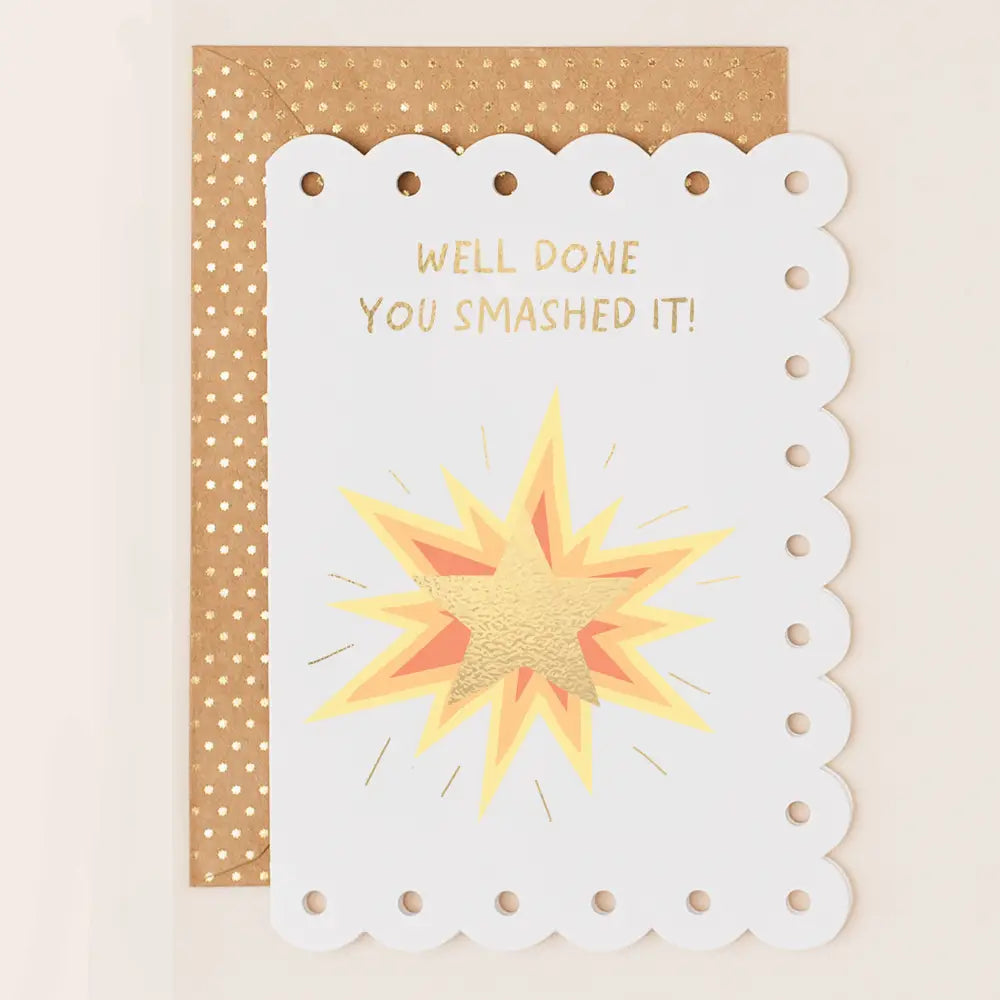 Well Done You Smashed It Greetings Card