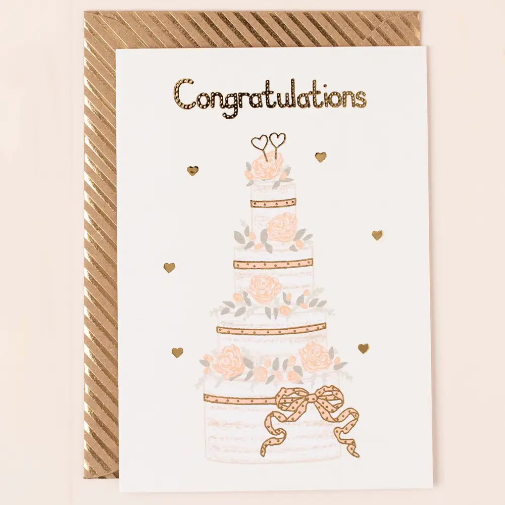 Wedding Cake Greetings Card
