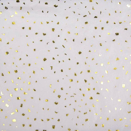 Foiled Gold confetti Tissue Paper Three Sheets