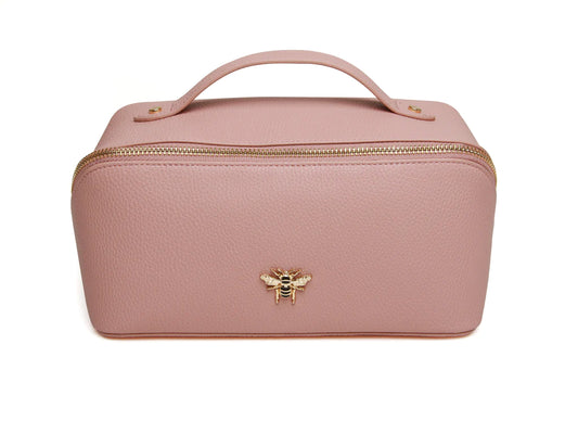 Luxury Mini Beauty Train Case Pink