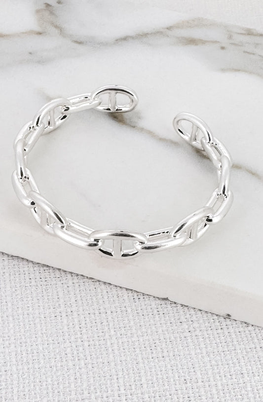 Silver Chain Style Bangle