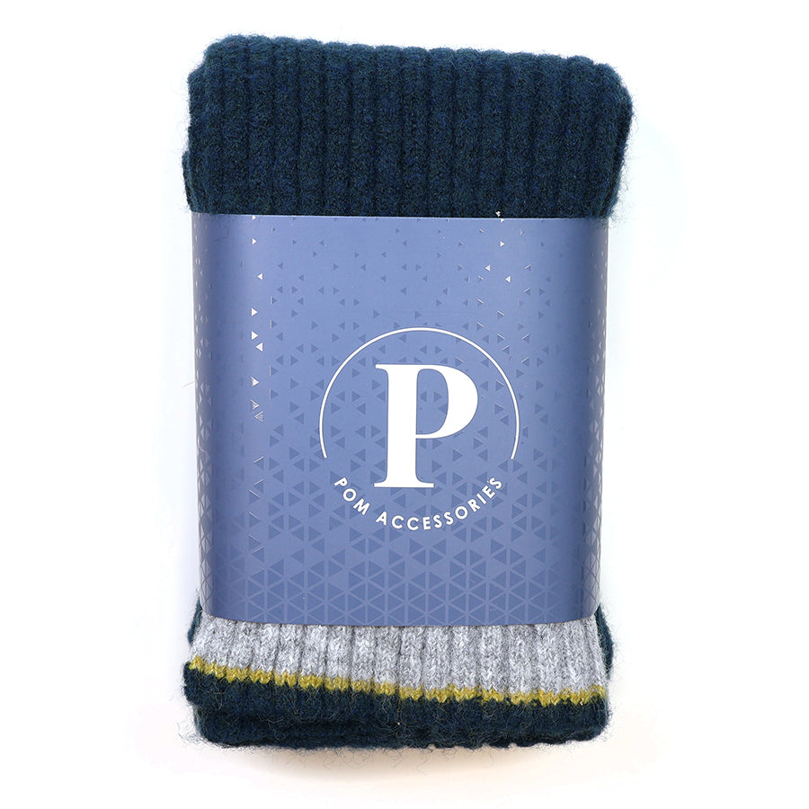 Men’s Blended Scarf in Dusky Teal