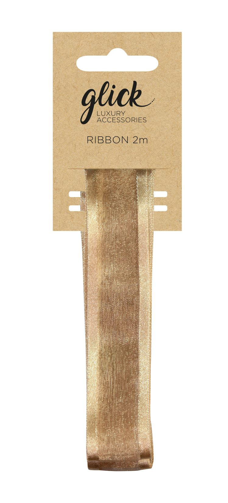 Gold Metallic Ribbon 2M