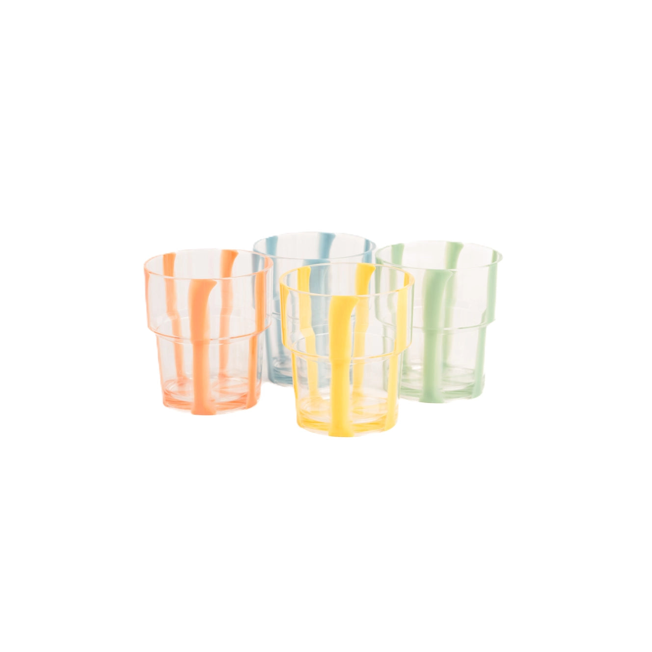 Portofino Stripe Stacking Tumblers (set of 4)