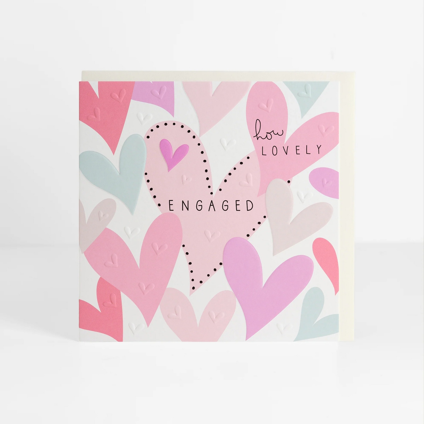 How Lovely Engagement Greetings Card
