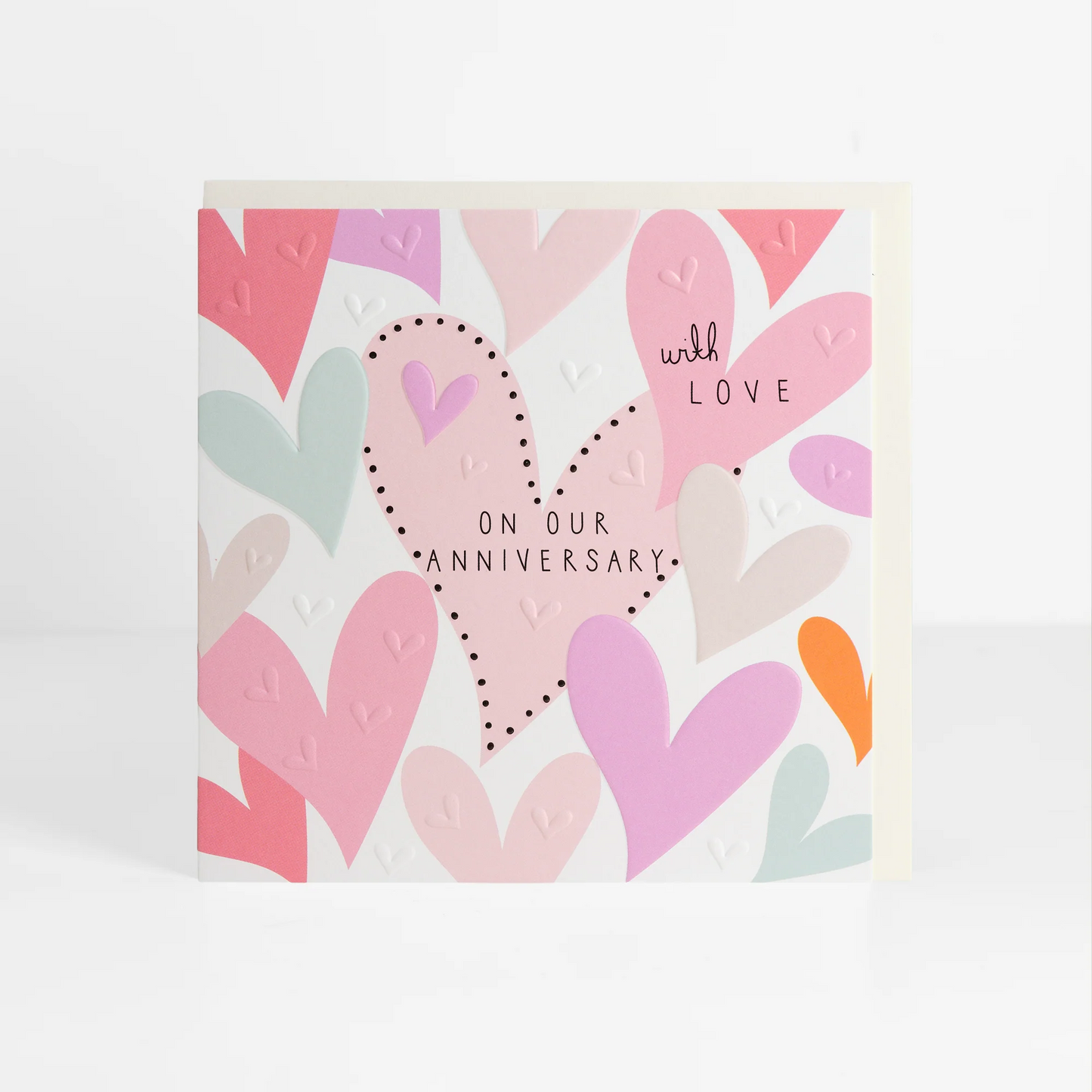 With Love Our Anniversary Greetings Card