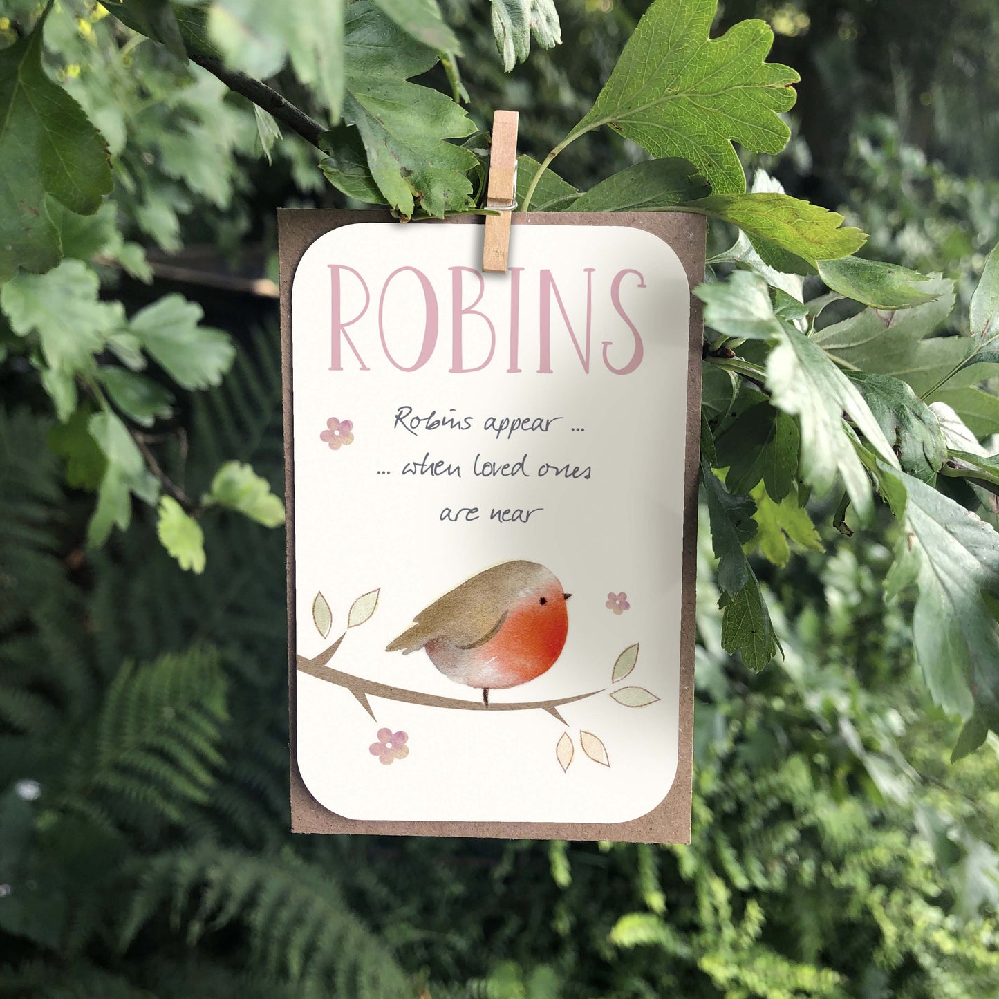 Little Keepsake Card Robins Appear