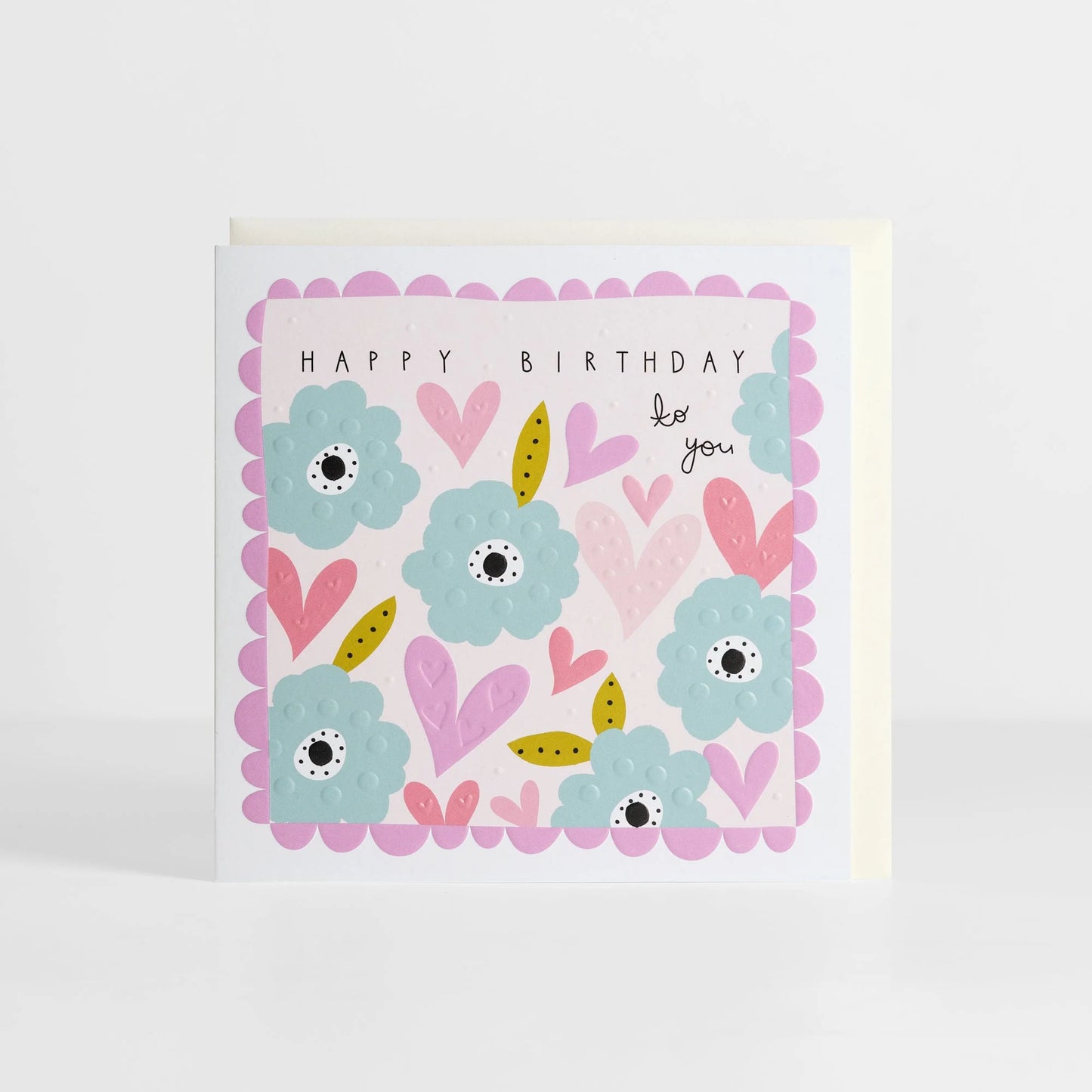 Birthday Flowers Greetings Card