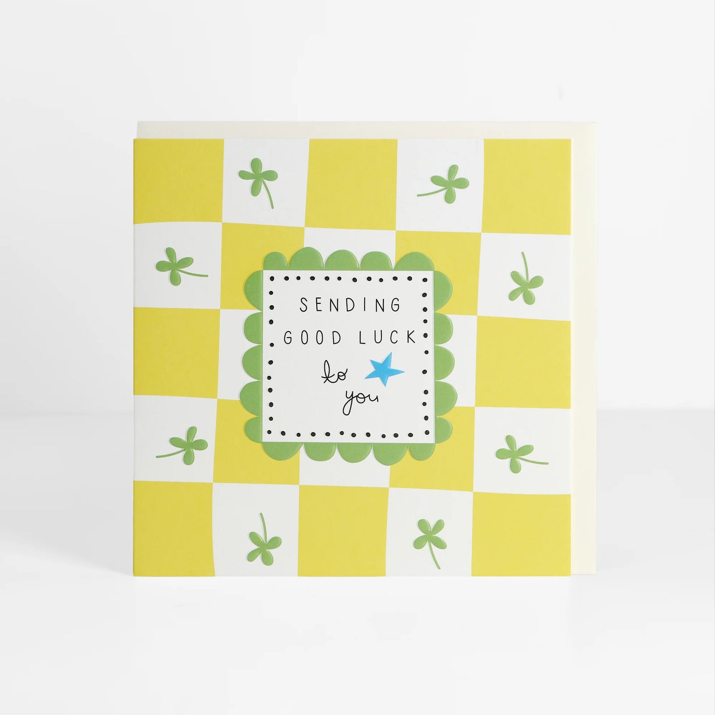 Sending Luck Greetings Card