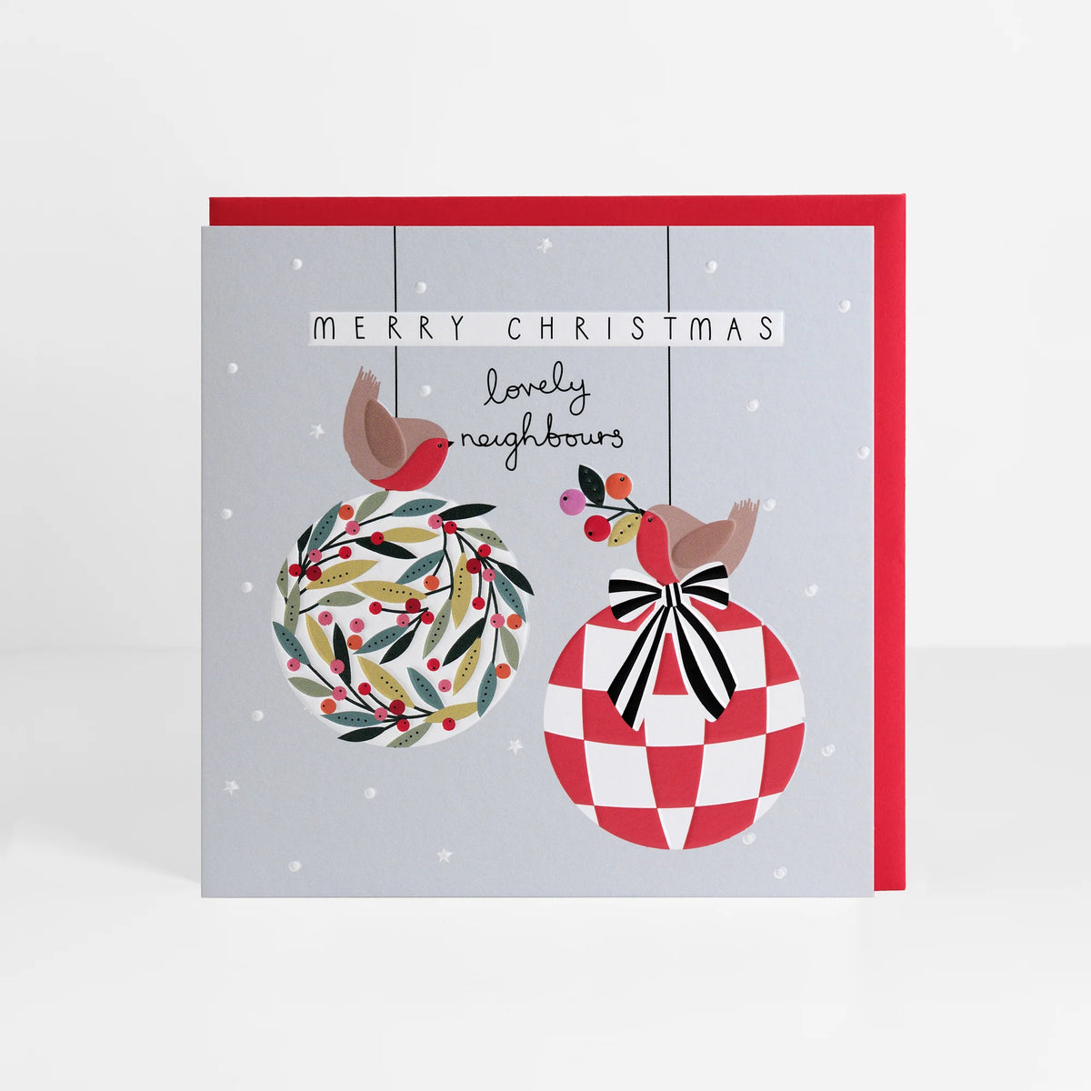Lovely Neighbours Christmas Greetings Card