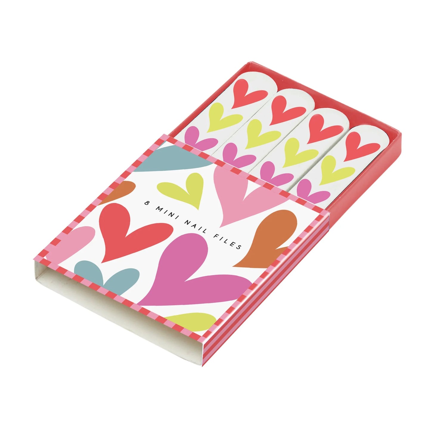 Hearts & Stripes Mini Nail Files