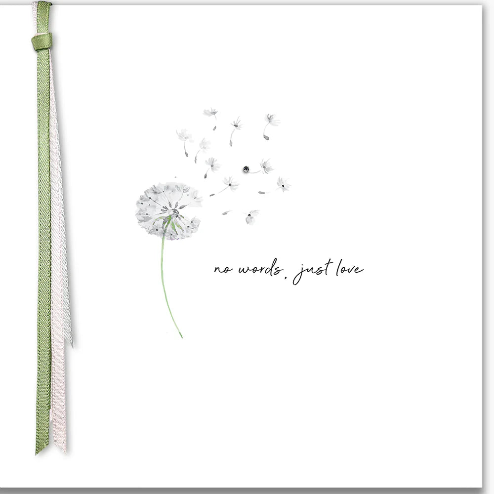 No Words Just Love Greetings Card