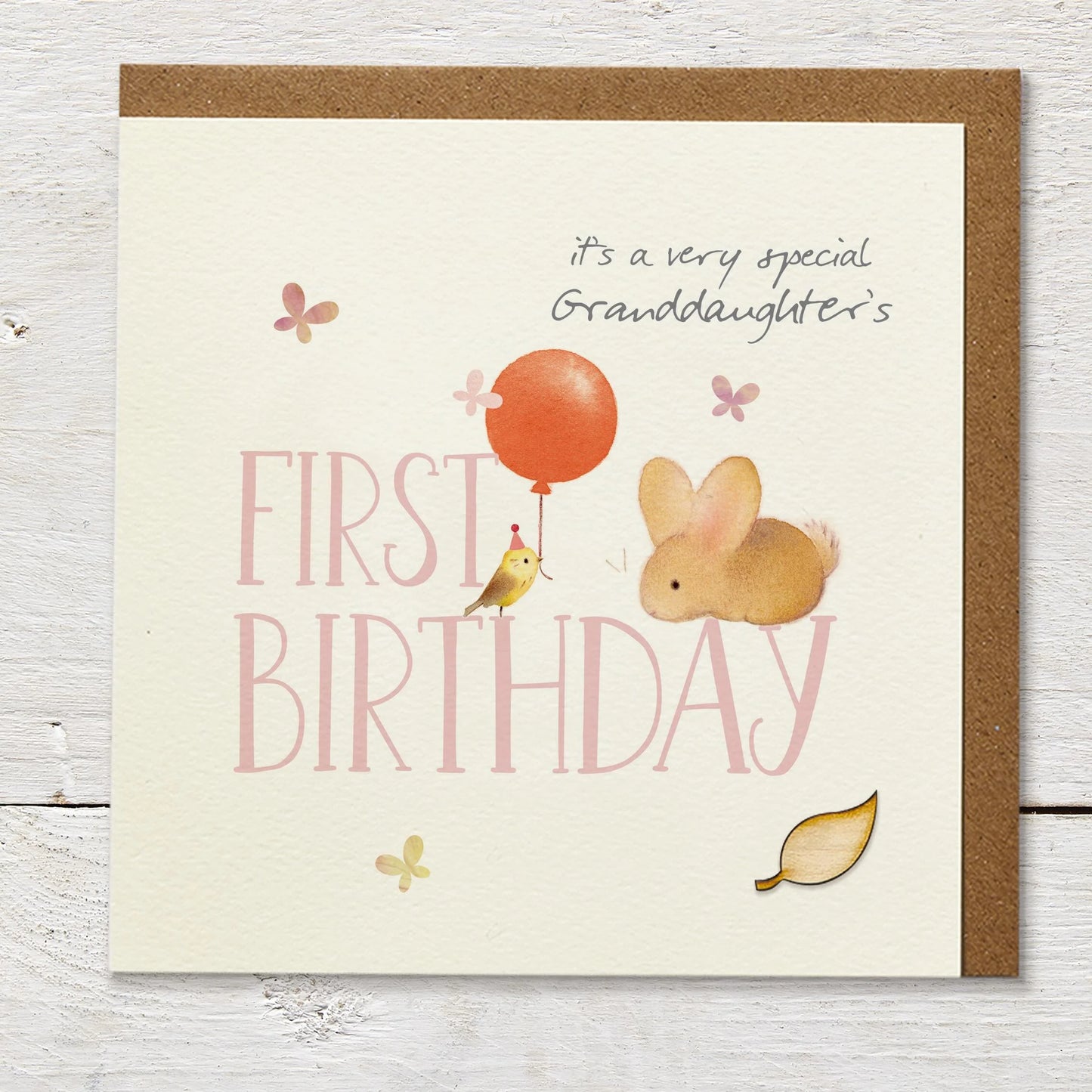 Granddaughter’s First Birthday Greeting Card