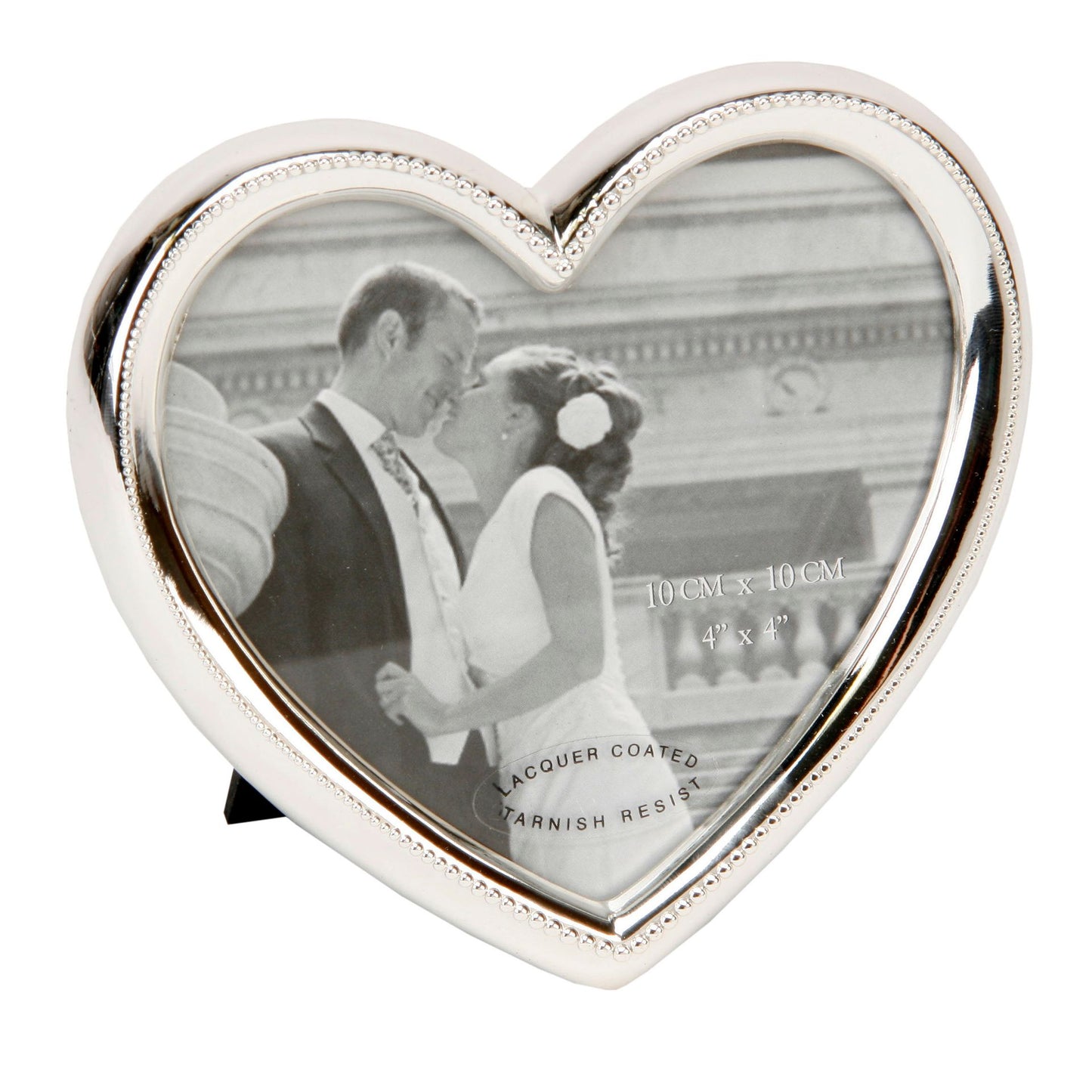 Alloy Heart Photo Frame Silver