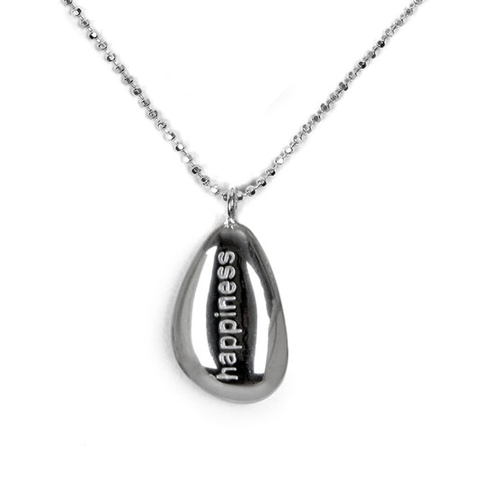 Chiming Pebble HAPPINESS Necklace