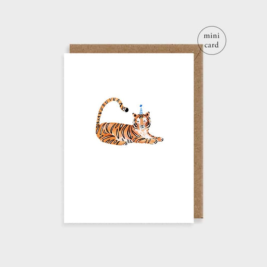Tiger Mini Greetings Card