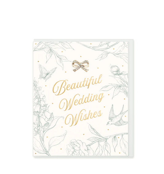 Beautiful Wedding Wishes Greetings Card